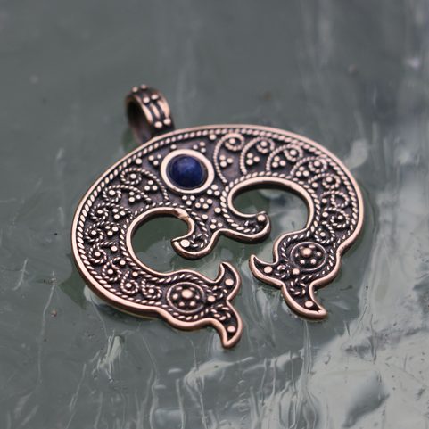 GRANDE LUNE MORAVE - PENDENTIF, BRONZE, NITRA