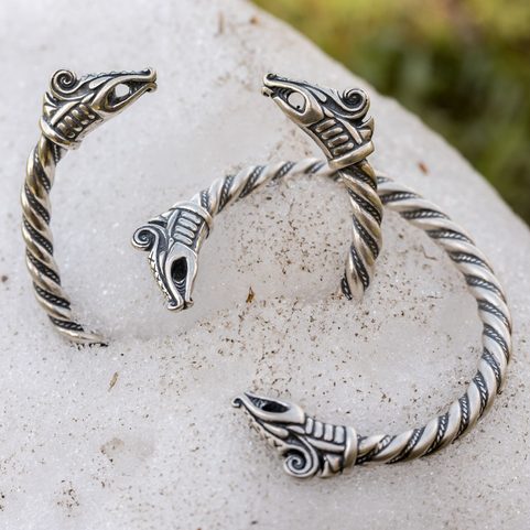 DREKI, VIKING STERLING SILVER BRACELET