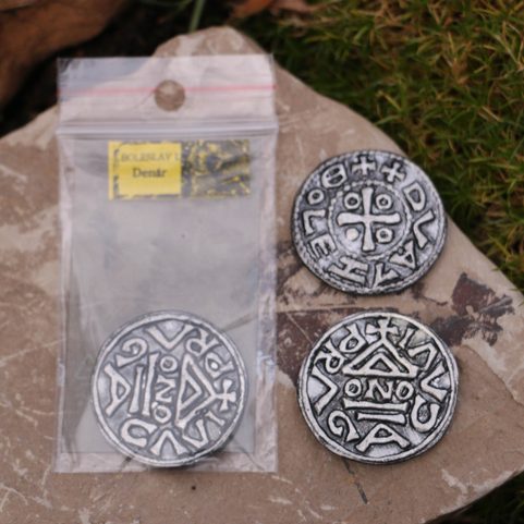 DENARIUS BOLESLAUS I, DUKE OF BOHEMIA, TIN REPLICA
