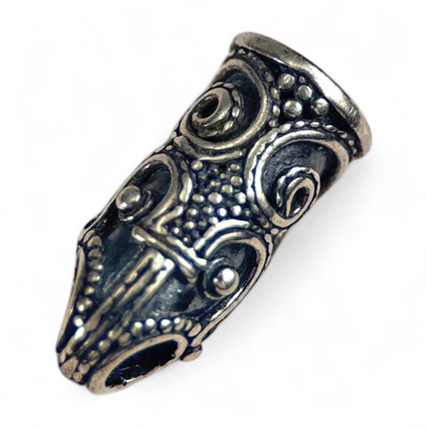 ENDSTÜCK, WIKINGER, ÖDESHÖG, SILBER 925, 1 STÜCK