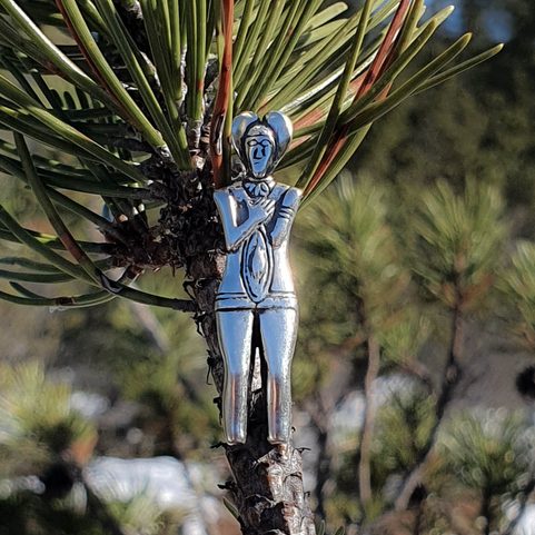 CELTIC WARRIOR, PRINCE OF GLAUBERG, SILVER PENDANT