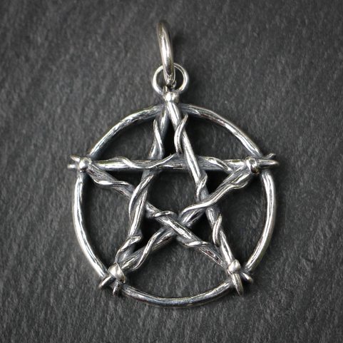 PENDENTIF PENTAGRAME, ARGENT 925