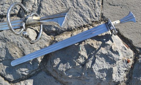 KATZBALGER, RENAISSANCE ARMING SWORD, ANTLER
