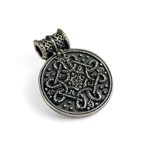 BIRKA, RÉPLIQUE DE PENDENTIF VIKING, ARGENT