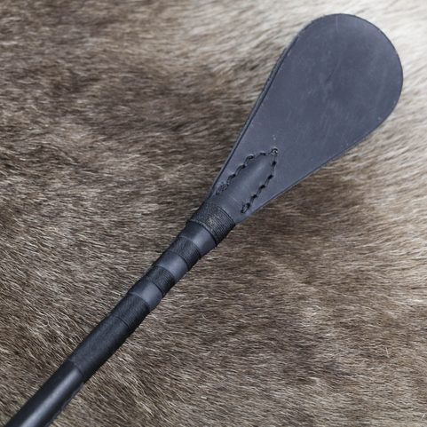 LEATHER PADDLE, BLACK