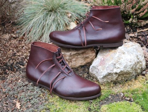 LEIF, BOTTES EN CUIR HAUT MÉDIÉVAL - VIKINGS