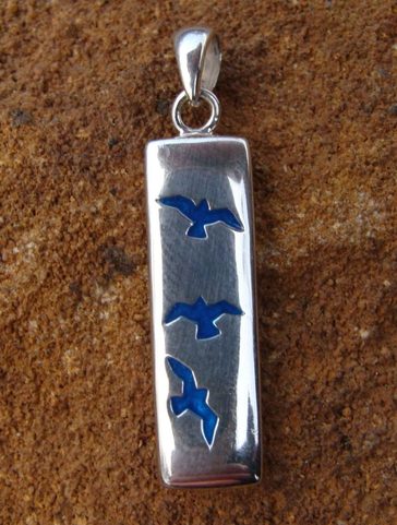 SEAGULLS, SILVER PENDANT