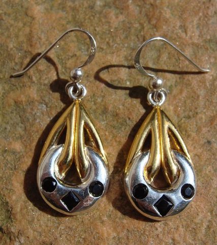 THE ORBIT, SILVER EARRINGS, AG 925