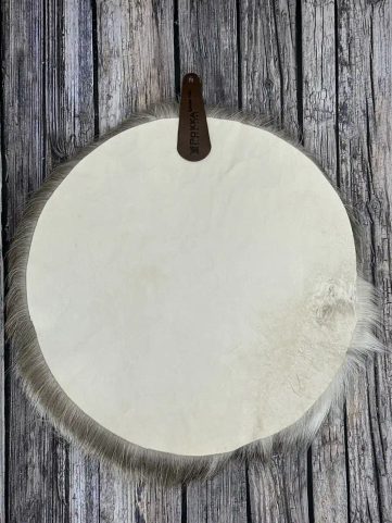 SEAT MADE OF GENUINE REINDEER FUR