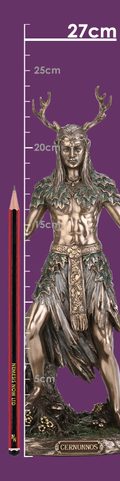 CERNUNNOS, CELTIC GOD, - FIGURINE, 26CM