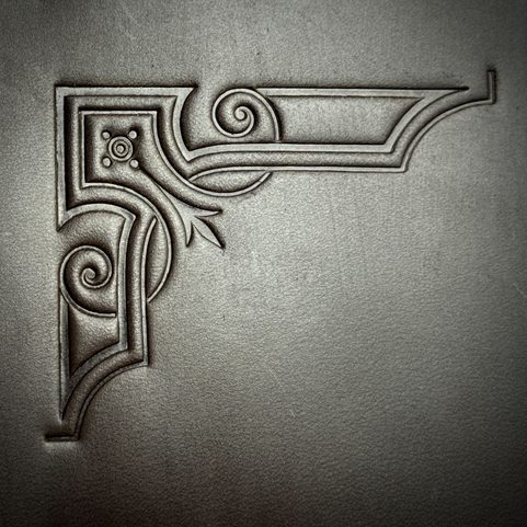 LEATHER CUSTOMIZED NOTEBOOK, UNLINED