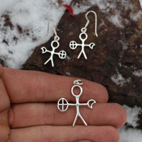 NOAIDI - SAMI SHAMAN, EARRINGS SILVER 925