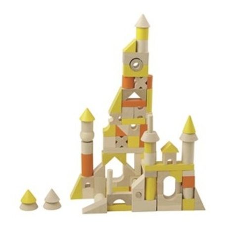 CASTLE, WOODEN BLOCKS L