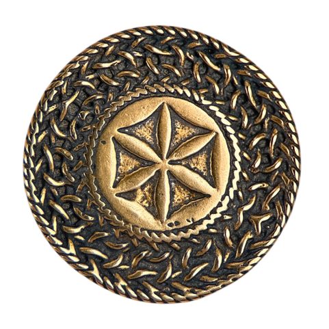 SVAGRA, INDOEUROPEAN SUN SYMBOL, BRONZE, PENDANT