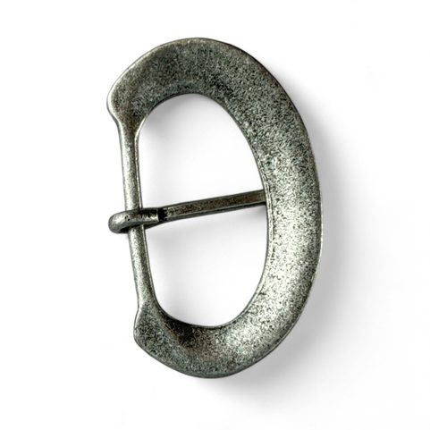 BOUCLE DE CEINTURE, DÉBUT DU MOYEN ÂGE, ZINC