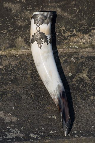 SCOTTISH THISTLE - ALBA, DRINKING HORN