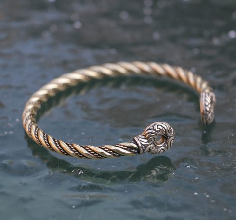 GALLIA, CELTIC BRACELET OF RIX, BRASS