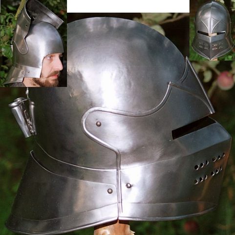 SALLET, SLIGHTLY DECORATED