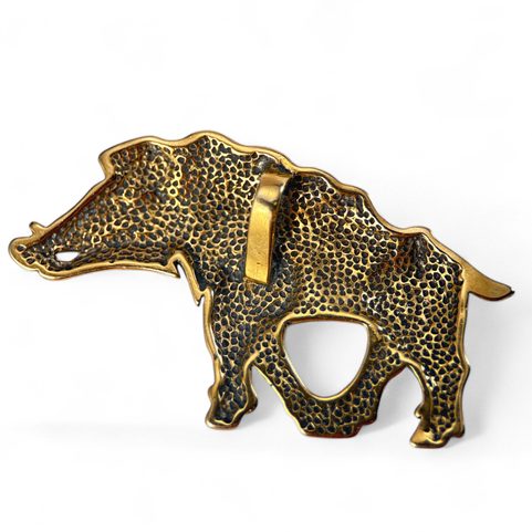 COLLACH - CELTIC BOAR PENDANT, BRONZE