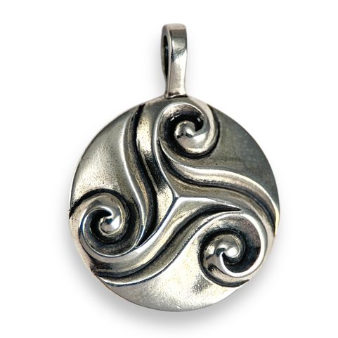 TRISQUE CELTIQUE, PENDENTIF EN ARGENT