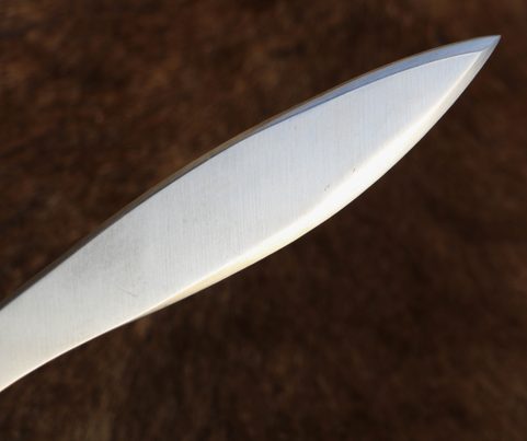 BOAR THROWING KNIFE POLISHED STEEL - 1 PIECE