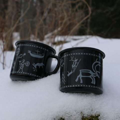 SÁMI SÁPMI LAPLAND ENAMEL MUG