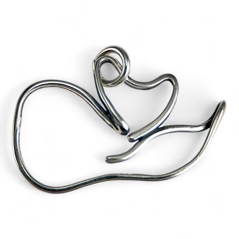 FOX, SILVER PENDANT