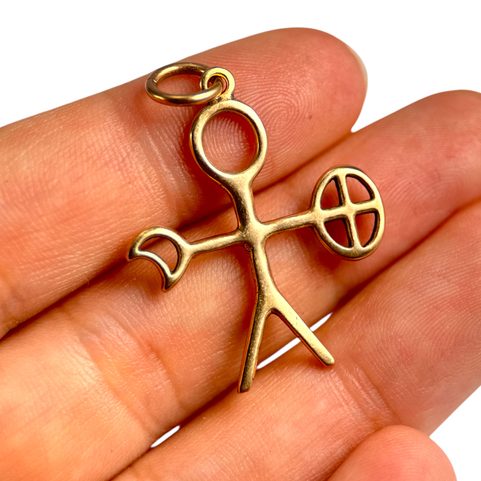 NOAIDI - SAMI SHAMAN, PENDANT, BRONZE