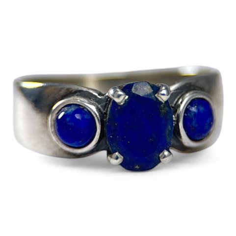CITTADELLA, RING, LAPIS LAZULI, SILVER 925