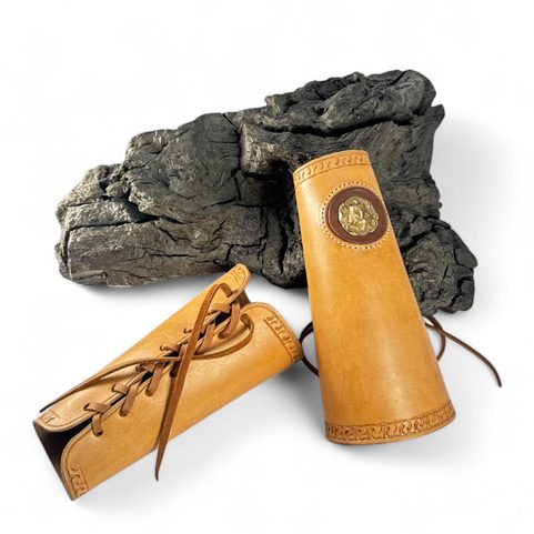 GLADIATOR - TÊTE DE LION, BRACELETS EN CUIR