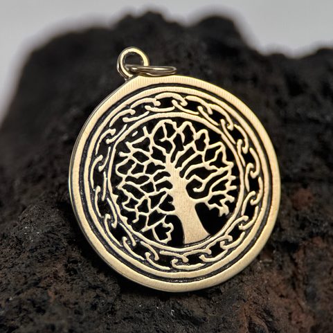 TREE OF LIFE, BRONZE PENDANT