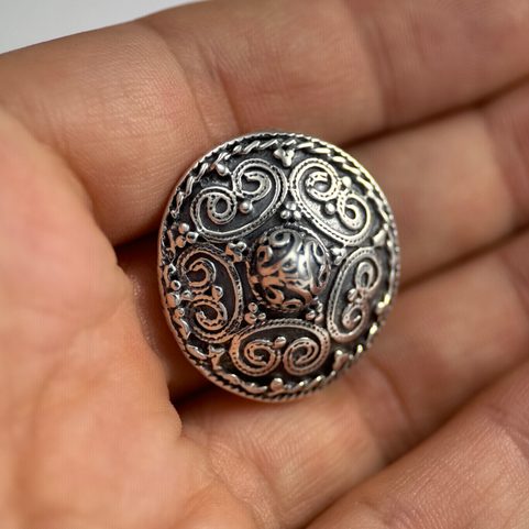 VIKING BROOCH, STORA RYK, FÄRGELANDA, SWEDEN, SILVER