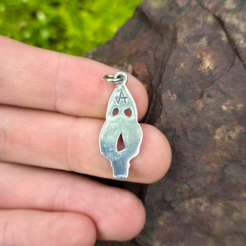 MARTRE, PENDENTIF VIKING DE STYLE BORRE, ARGENT 925/1000
