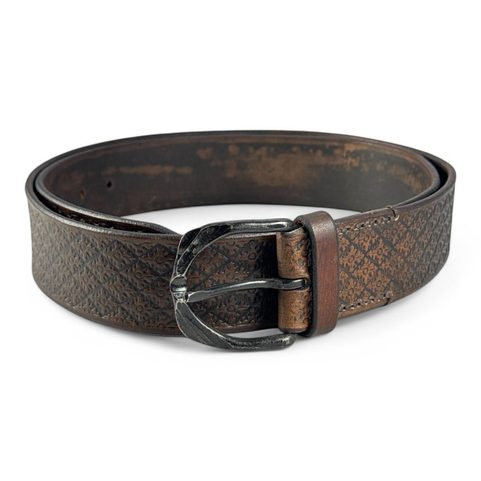 CEINTURE EN CUIR, MOTIFS MÉDIÉVAUX