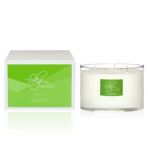 CITRUS RUSH 3 WICK SCENTED CANDLE