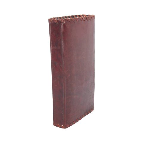 LEATHER NOTEBOOK WITH LOCK 14 CM