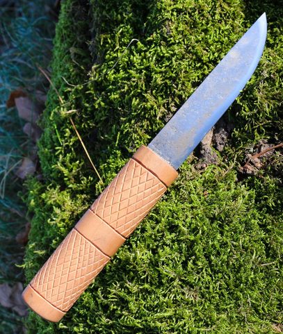 BELUN, GESCHMIEDETES GROSSMÄHRISCHES MESSER