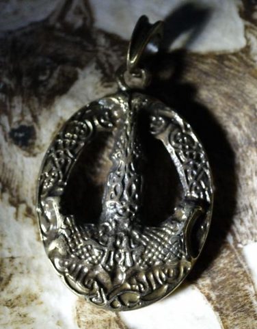 MJOLLNIR, DOUBLE SIDED VIKING PENDANT
