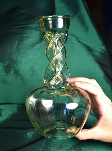 KUTTROLF, GERMANY, XVII CENTURY, FORREST GLASS, REPLICA