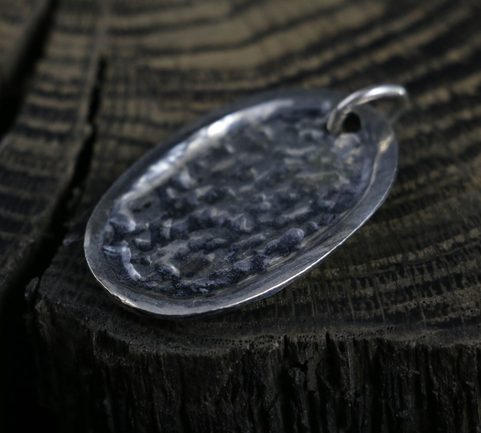 ALGIZ, RUNE, STERLING SILVER PENDANT