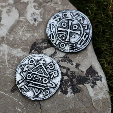 DENARIUS BOLESLAUS I, DUKE OF BOHEMIA, TIN REPLICA
