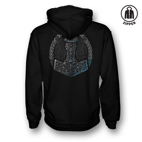 MJÖLLNIR, ZIP-UP HOODIE
