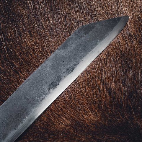 VIKING SEAX, WOODEN HANDLE