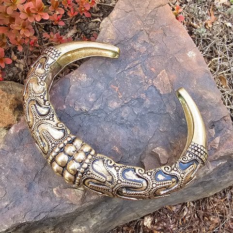 VIKING BRACELET, HORNELUND, SWEDEN, BRONZE