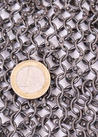 RRR CHAIN MAIL SKIRT, ID8MM, NATURAL
