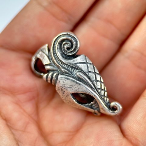DREKI, PENDENTIF DE STYLE VIKING, ARGENT STERLING
