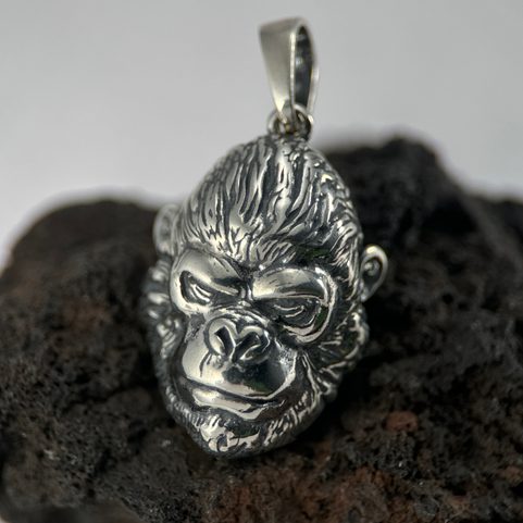 GORILA, ANHÄNGER, SILBER 925 15G