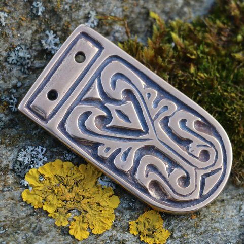 SLAVIC BELT STRAP END, GREAT MORAVIA