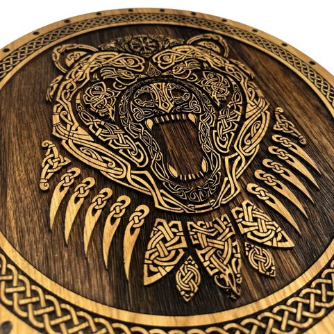 BERSERKER, WOODEN WALL PICTURE 32CM