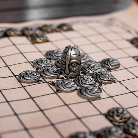HNEFATAFL OR TAFL, VIKING BOARD GAME - LEATHER CASE ONLY